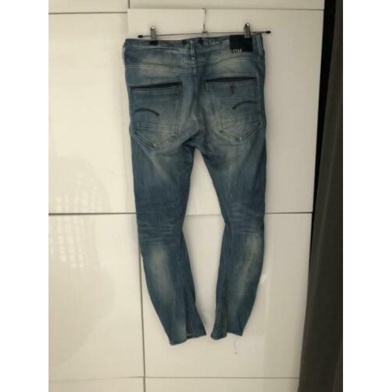 Gstar broek. Maat 28 lengte 32. Blauw