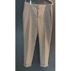 Zara basic beige broek pantalon maat 38