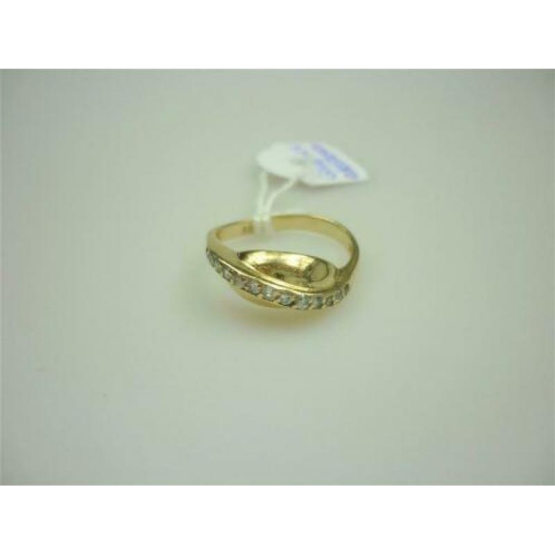 Ring goud 14K met edel stenen / Z6203