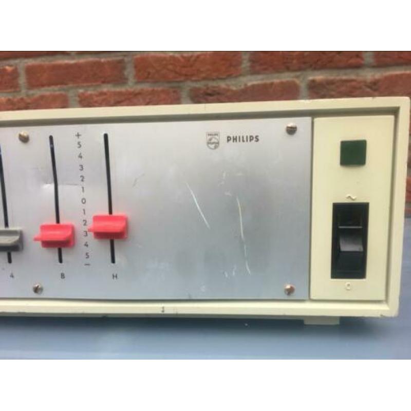 Vintage Philips LBB250 omroep mengversterker