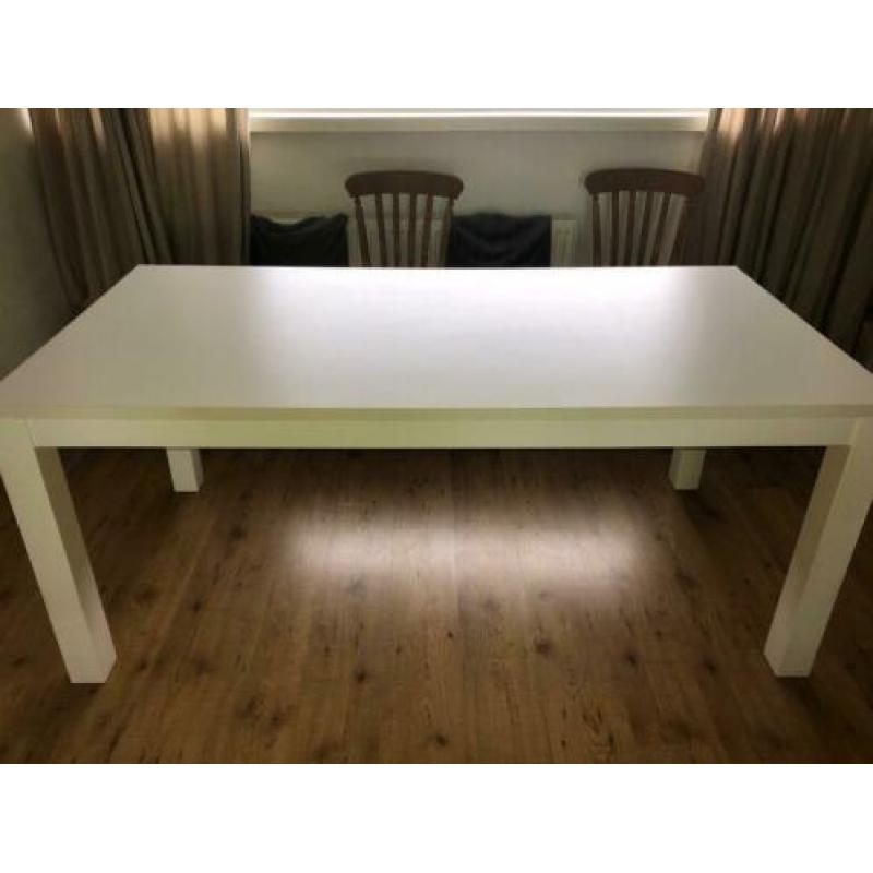 Eettafel wit 90x180 cm