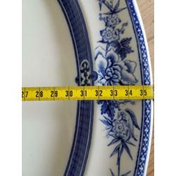 Antiek Wedgwood, Wedgewood,grote presenteerschaal,ovaal bord