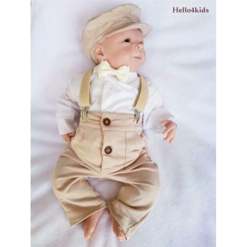 86 lichtblauw kostuumpje baby bruidsjonker doop kleding