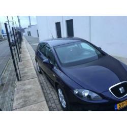 Seat Leon 2.0 TDI 16V 103KW BKD AUT 2007 Blauw