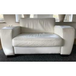 Leren bankstel loveseat en 3 zits