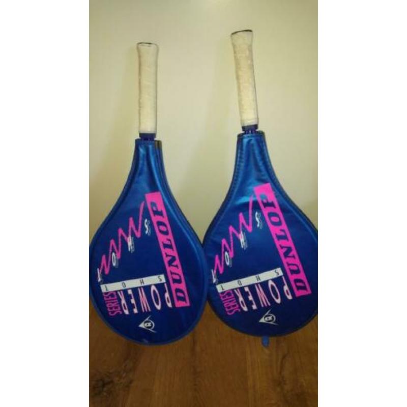 Dunlop tennisrackets twee stuks