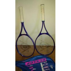 Dunlop tennisrackets twee stuks