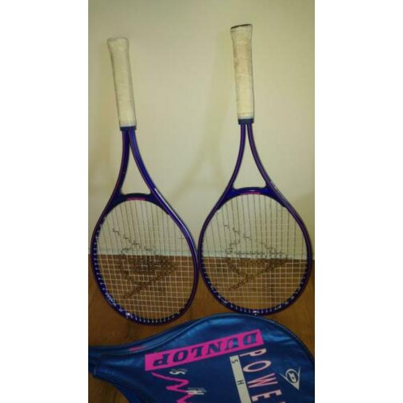 Dunlop tennisrackets twee stuks