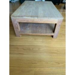 Teak houten salon tafel