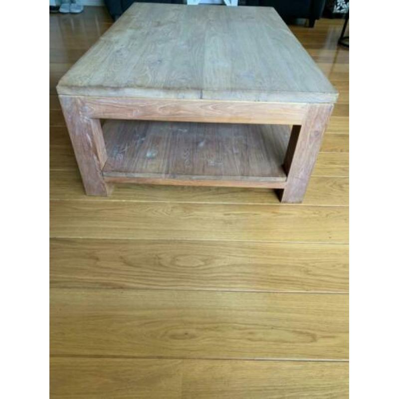 Teak houten salon tafel