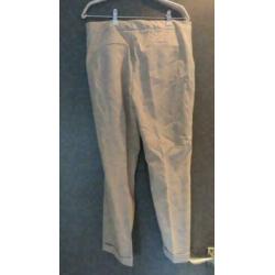 Zara basic beige broek pantalon maat 38