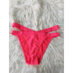 Fel roze bikinibroek maat S