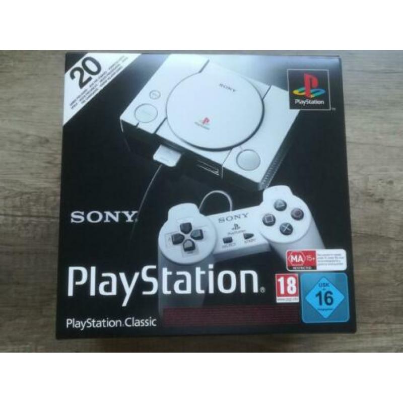 Playstation classic nieuw in doos, 2 controllers