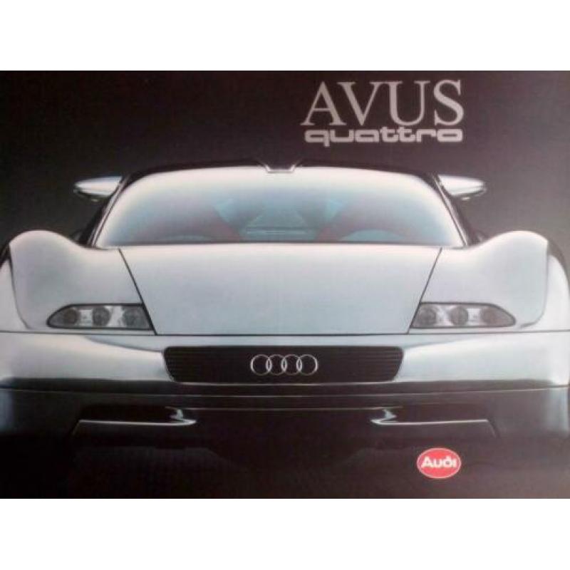 Audi A4 rijschoolauto's, Audi Avus Quattro brochures/folders