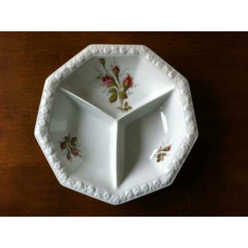 3 Vaks Schaal "Rosenthal" 'Moosrose'