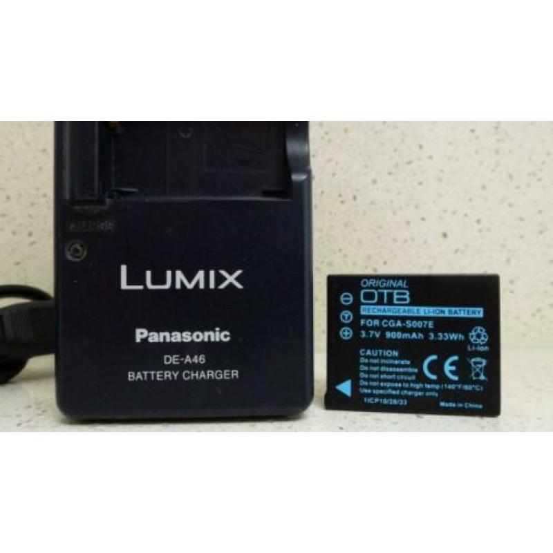 Oplader panasonic lumix +Accu