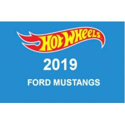 Hot Wheels 2019 Ford Mustang Vier verschilllende Modellen