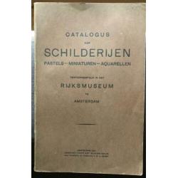 Rijksmuseum schilderijen catalogus 1934