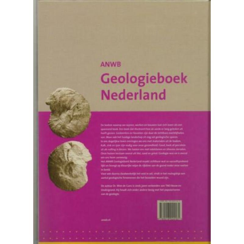 ANWB Geologieboek Nederland Gans Dr. de Wim en Harry Bunk, m