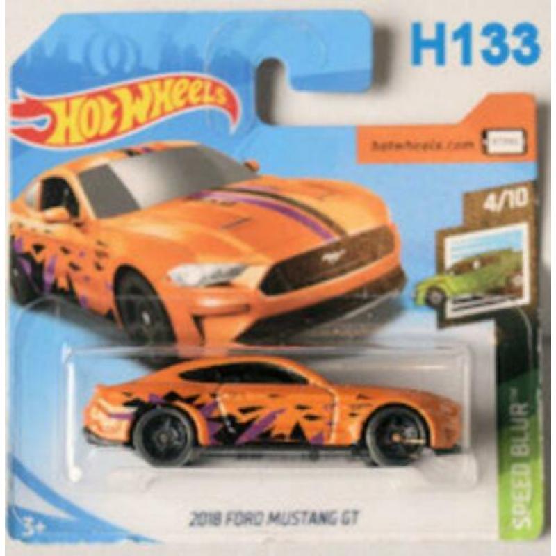 Hot Wheels 2019 Ford Mustang Vier verschilllende Modellen