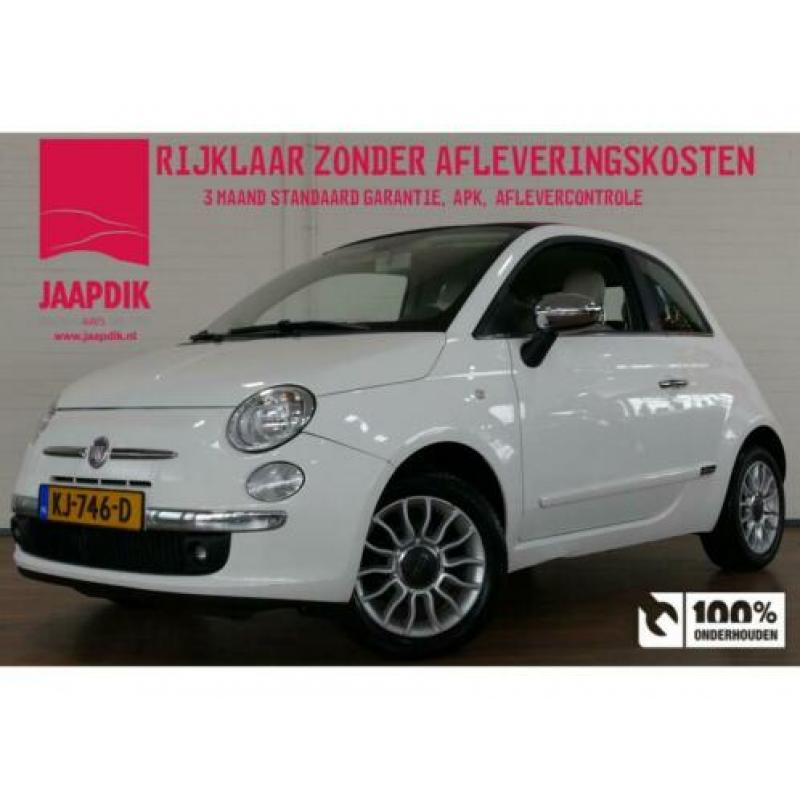 Fiat 500C 1.2 Lounge AIRCO / LMV / PDC (bj 2014, automaat)