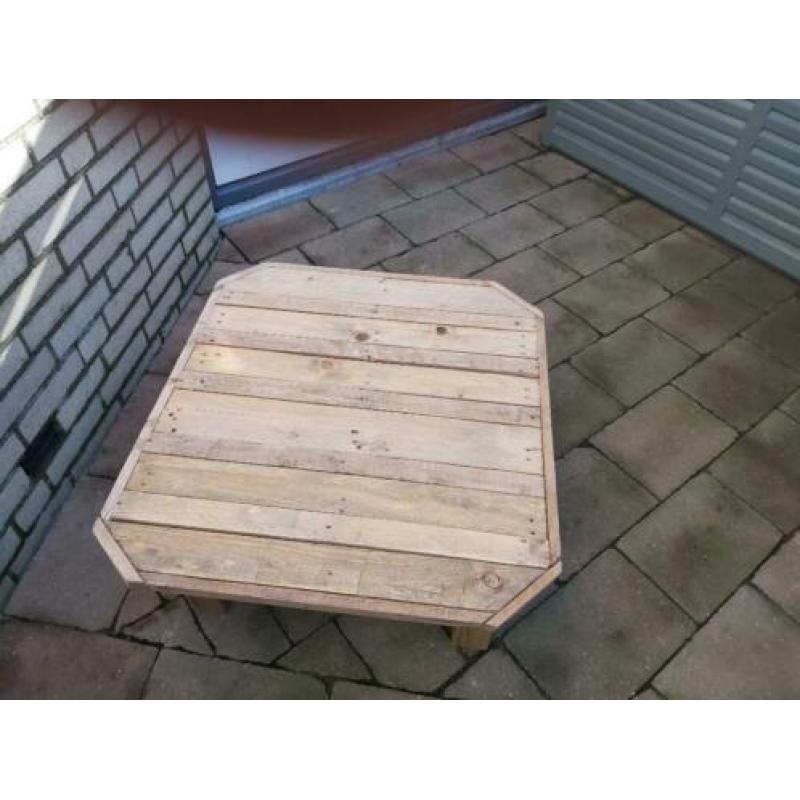 Leuke Lounge tafel nieuw gemaakt van pallethout