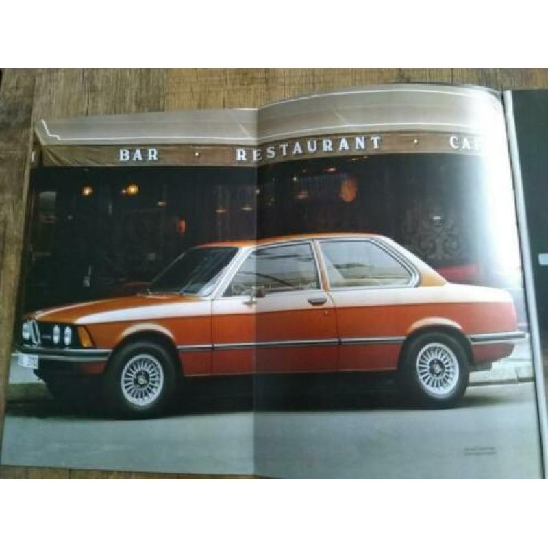 BMW 3 serie e21 prachtige folder met kleur folder beide 1978