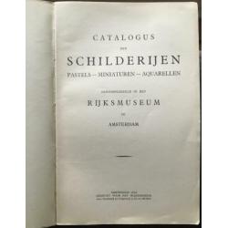 Rijksmuseum schilderijen catalogus 1934