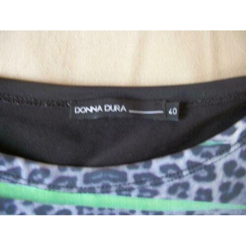 Tuniek Donna Dura - LM - Zwart Grijs Groen Oker - 40 – zgan