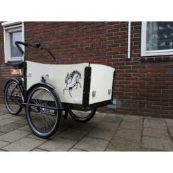 Bakfiets troy de luxe in nieuwstaat