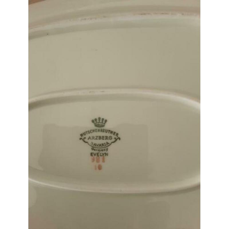 Oud servies HUTSCHENREUTHER ARZBERG BAVARIA 12 delig