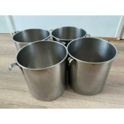 AMSTA Sweden Stainless 18-10 soep saus containers RVS 13 st.