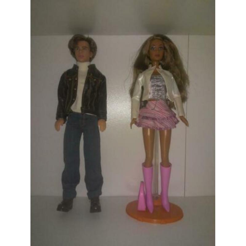 Barbie en ken fashion fever poppen