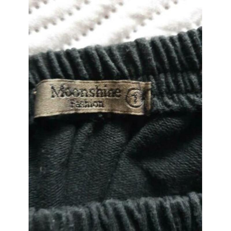 Moonshine zwarte broek joggingstof