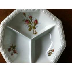 3 Vaks Schaal "Rosenthal" 'Moosrose'