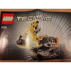 Lego Technic 8259 2-in-1 Buldozer & Graafmachine