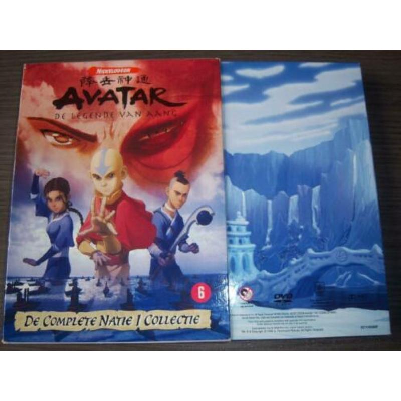 AVATAR De Legende van Aang Natie 1 (5 dvd-box) nieuwstaat