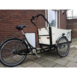 Bakfiets troy de luxe in nieuwstaat