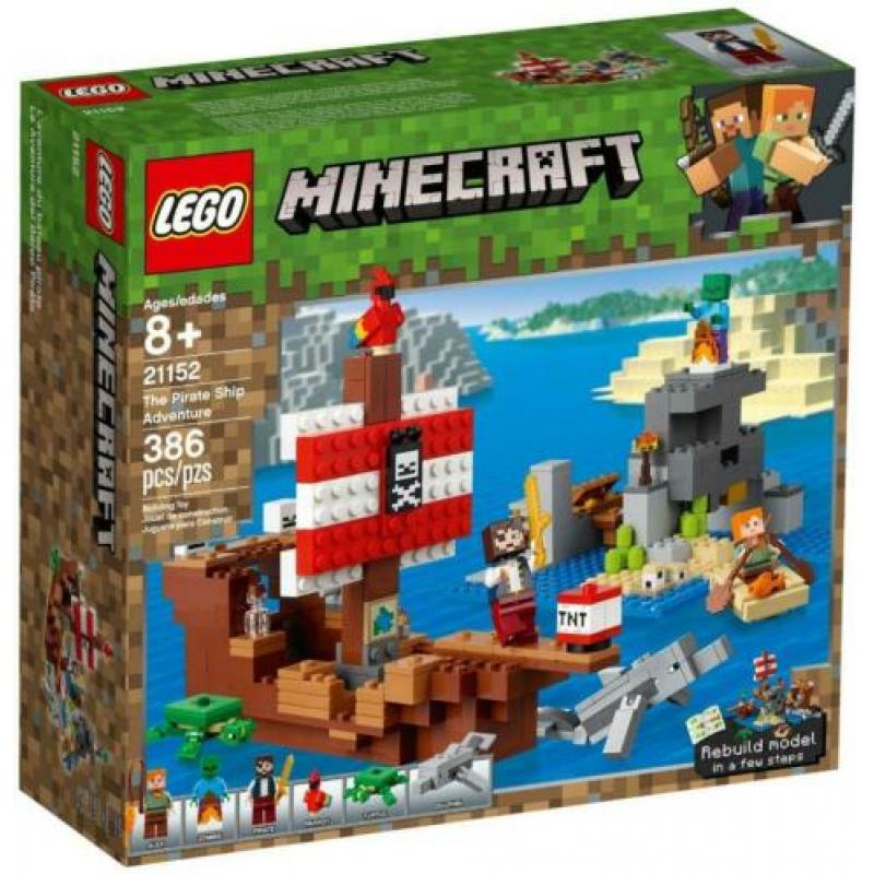 Lego 21152 Minecraft Pirate Ship NIEUW IN DOOS!!!