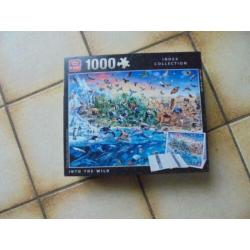 4 puzzels voor 10 euro plus 1 gratis.