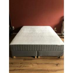 Ikea boxspring bed espevär donkergrijs 160x200cm