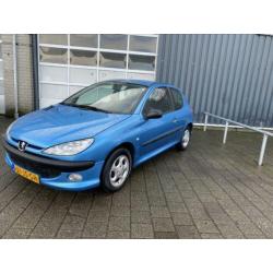 Peugeot 206 1.4 X-line 3D 2002 Blauw