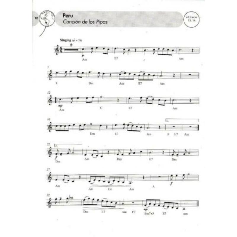 Junior Musical Postcards For Clarinet Met CD (x411)