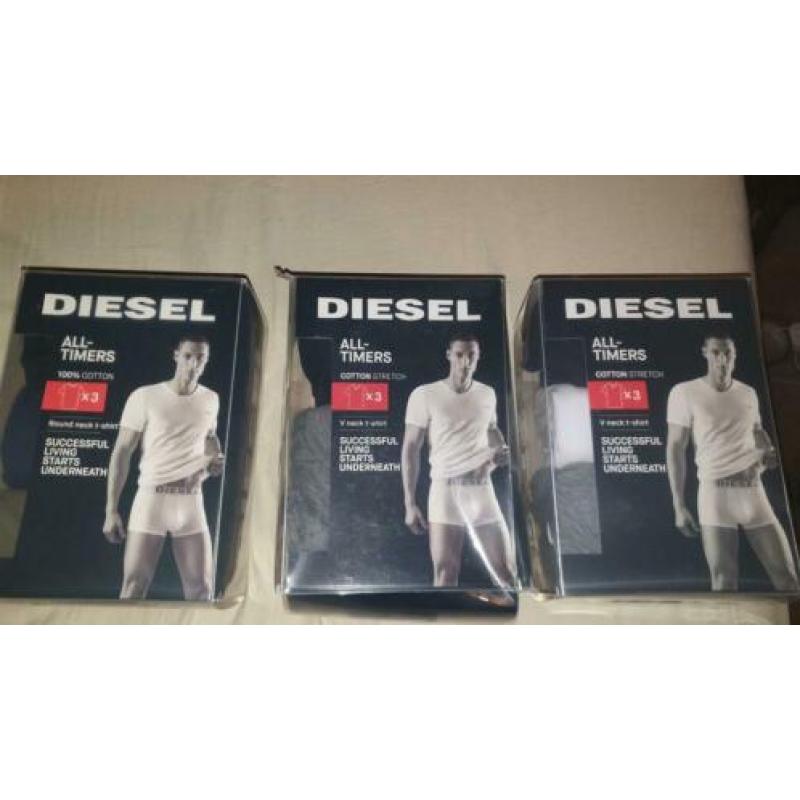 Diesel shirt maat L 3 stuks in een pak