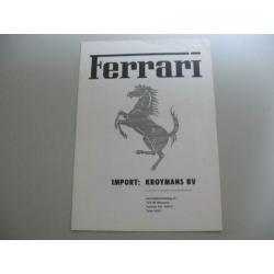 AF 002 Ferrari, verzamelfolder met o.a. 312T in Nederland