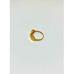 gouden ring vintage 21k