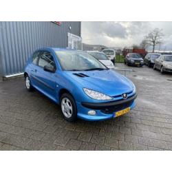 Peugeot 206 1.4 X-line 3D 2002 Blauw