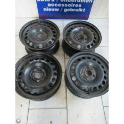 4x stalen velg velgen 15 inch Opel Astra G, bj '98 t/m '03