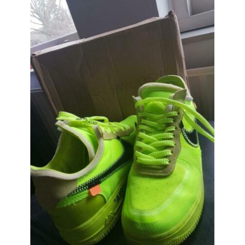 Nike Air force 1 Volt Off White (42)