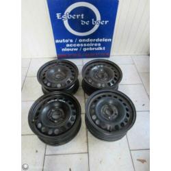 4x stalen velg velgen 15 inch Opel Astra G, bj '98 t/m '03